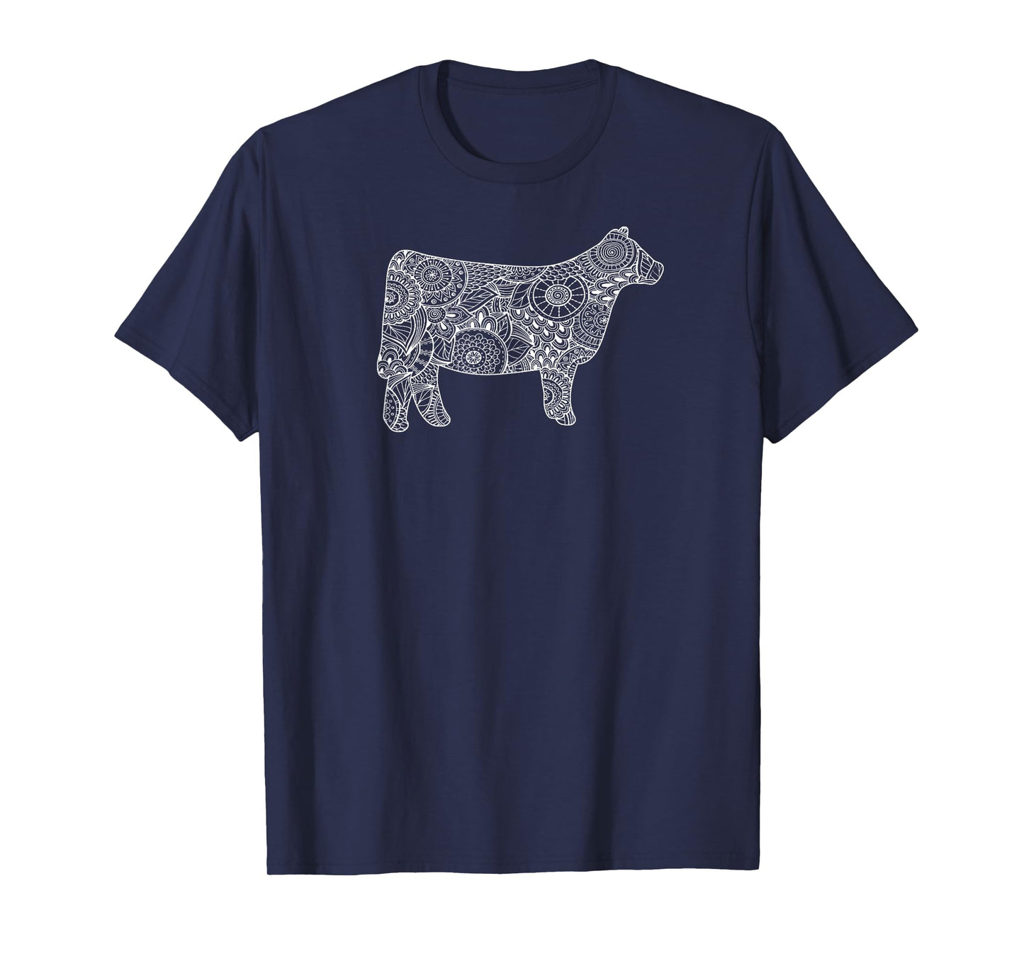 Cow Mandala Shirt - Trendy for Cattle Beef Livestock Show T-Shirt