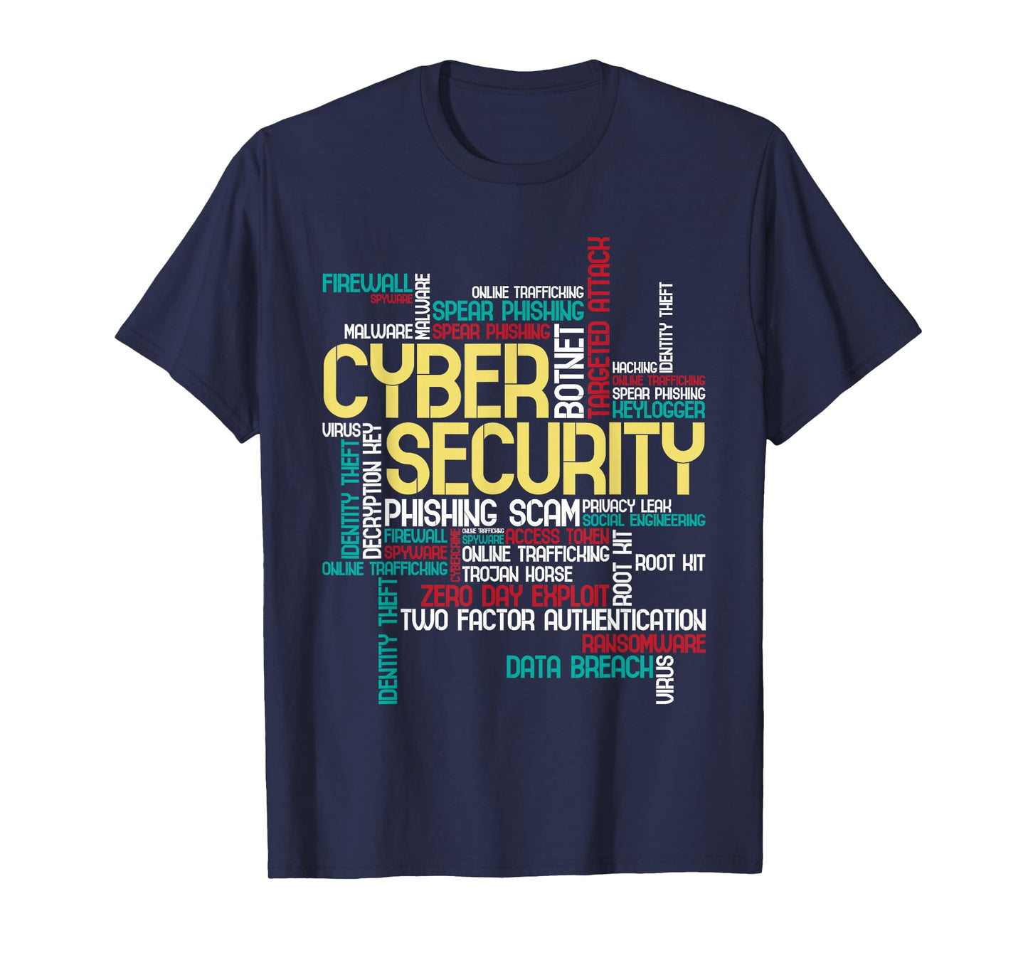 Cyber Security - Hacker IT Analyst Computer Programmer T-Shirt Small