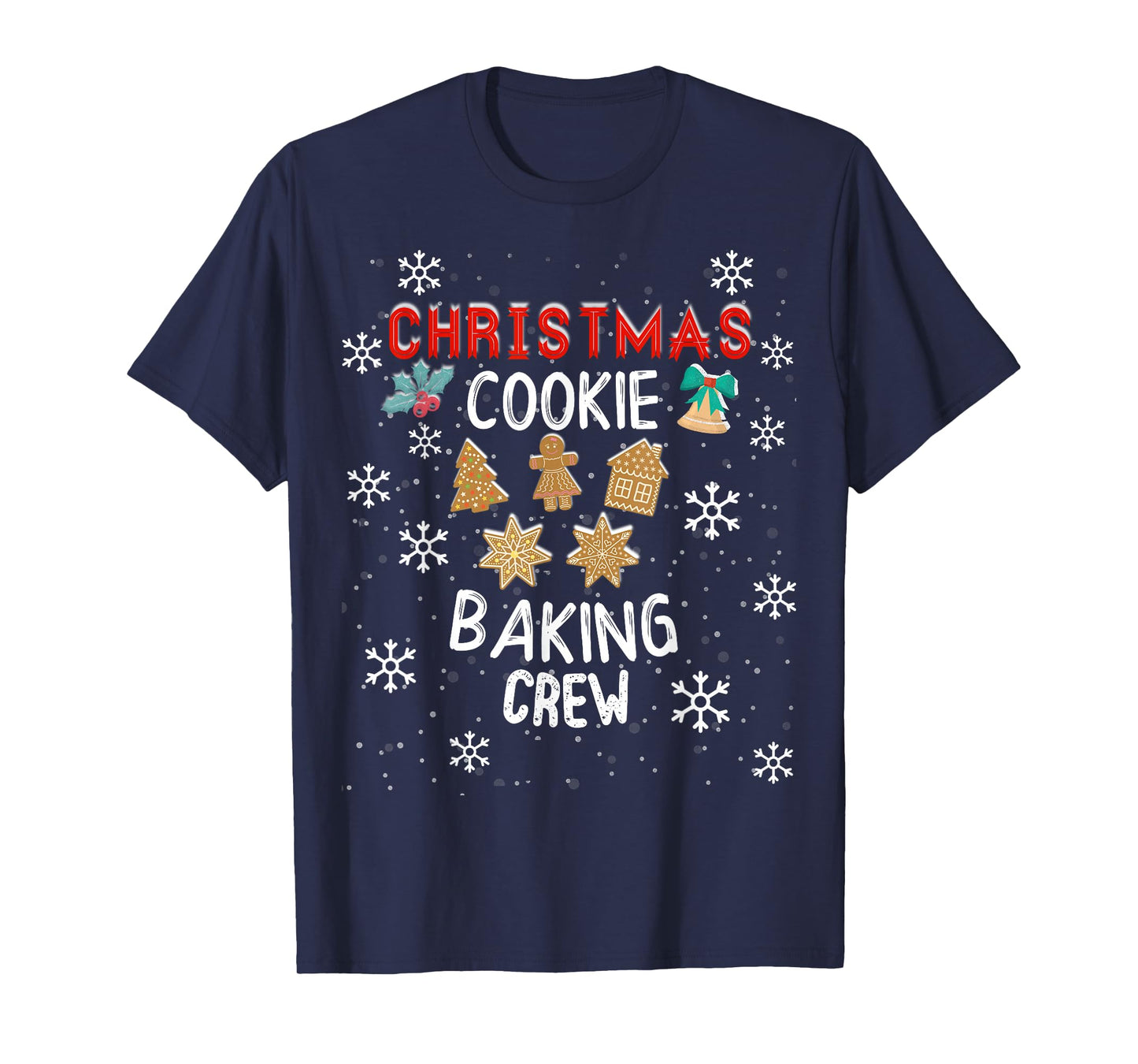 Christmas Cookie Baking Crew Holiday Kitchen Team T-Shirt