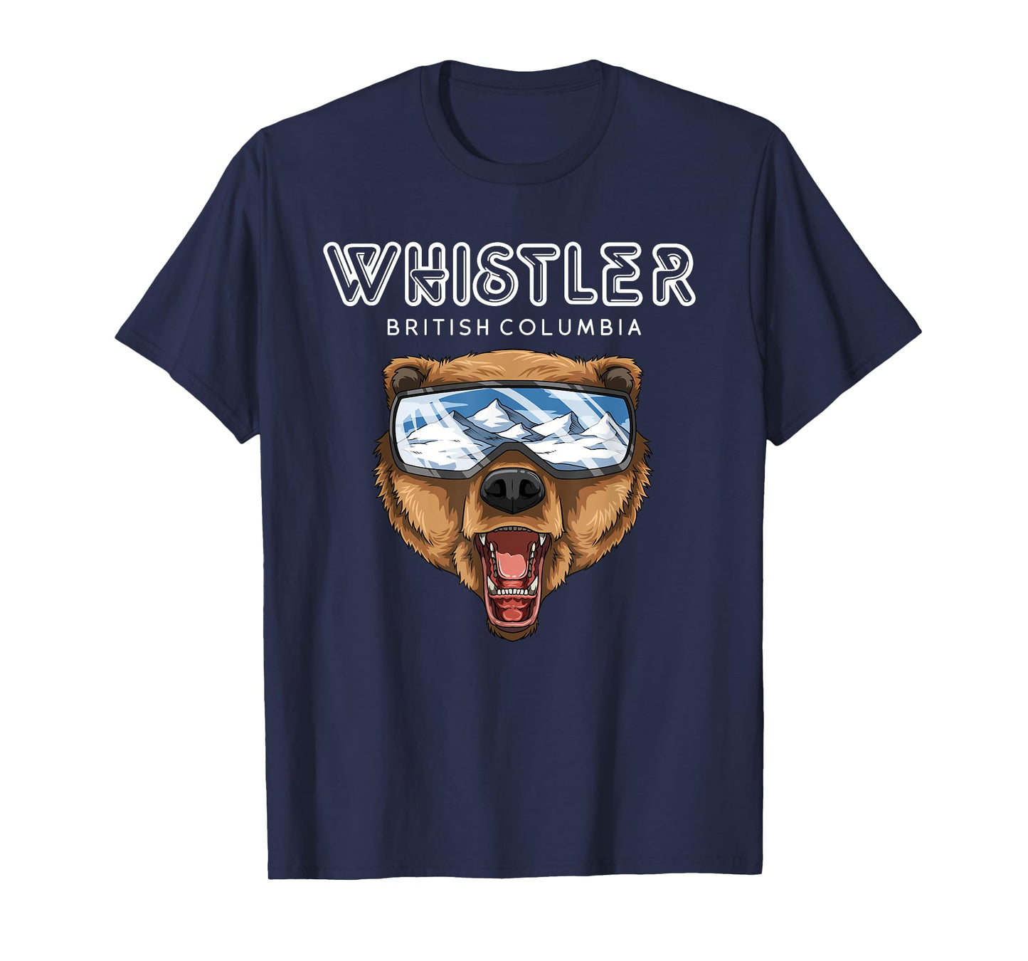 Whistler British Columbia - USA Grizzly Ski Resort 80s Gift T-Shirt