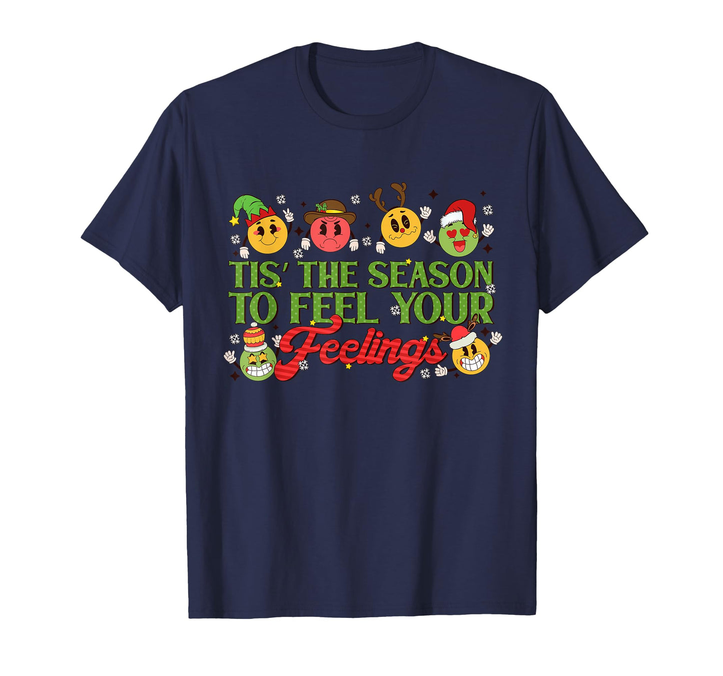 Christmas Mental Health Awareness Nurse Therapist Counselor T-Shirt