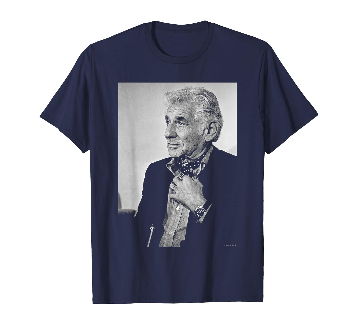 American Conductor Leonard Bernstein by Michael Grecco T-Shirt