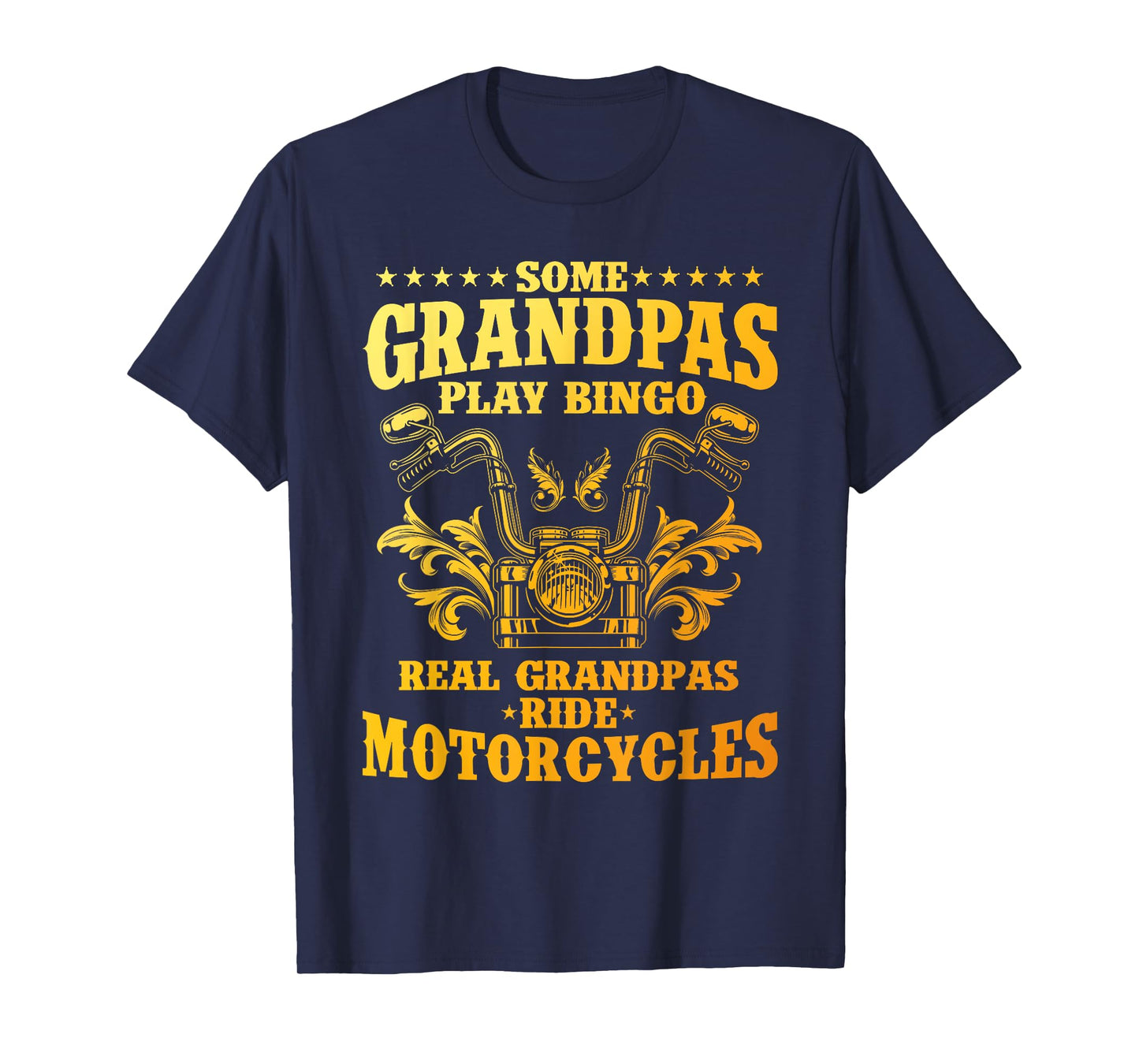 Cool Grandpa Motorcycle Design For Men Biker Motorbike Lover T-Shirt