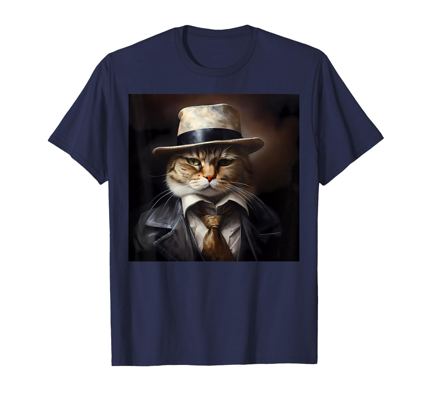 Funny Cat Gangster Mafia Meme for Kitten Parents Adults Kids T-Shirt