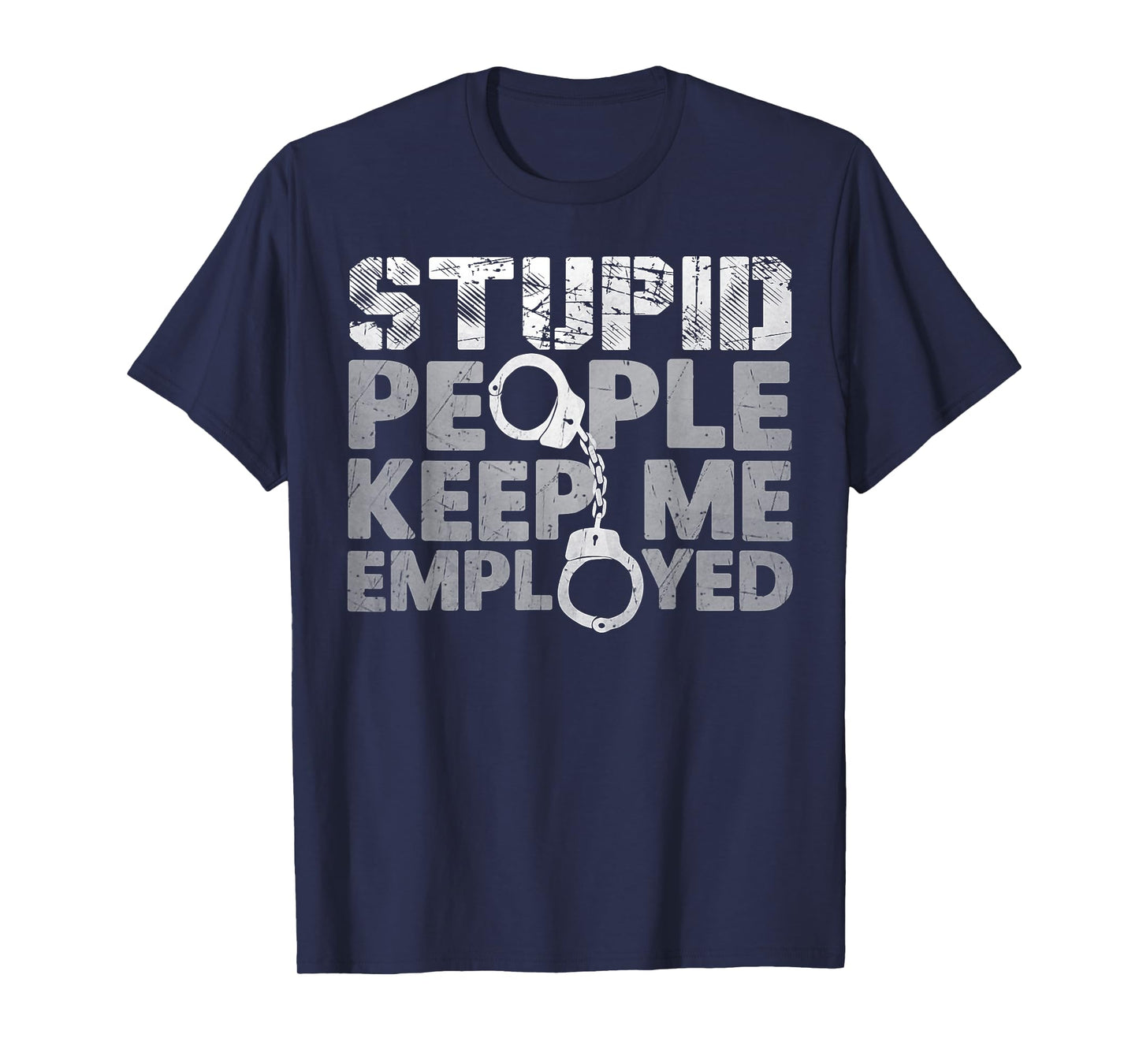 Correctional Officer - Stupid People Keep Me On Toes T-Shirt