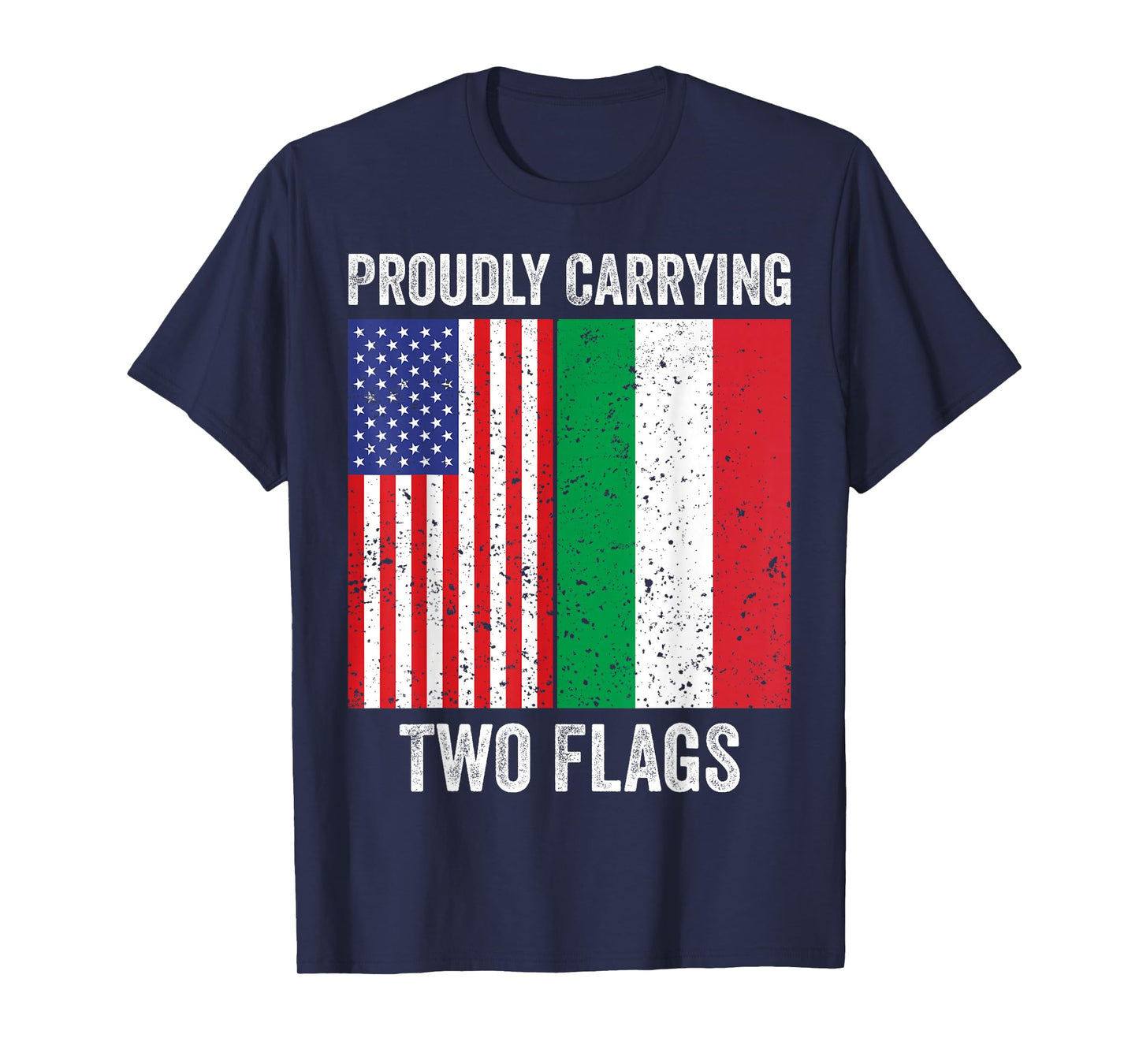 Italy Root Italian American USA Flag T-Shirt