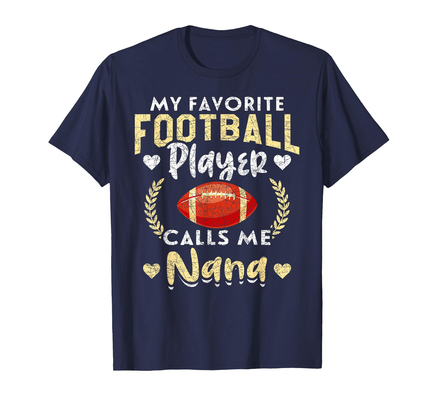 Funny Retired Football Player Grandma Nana American Football T-Shirt