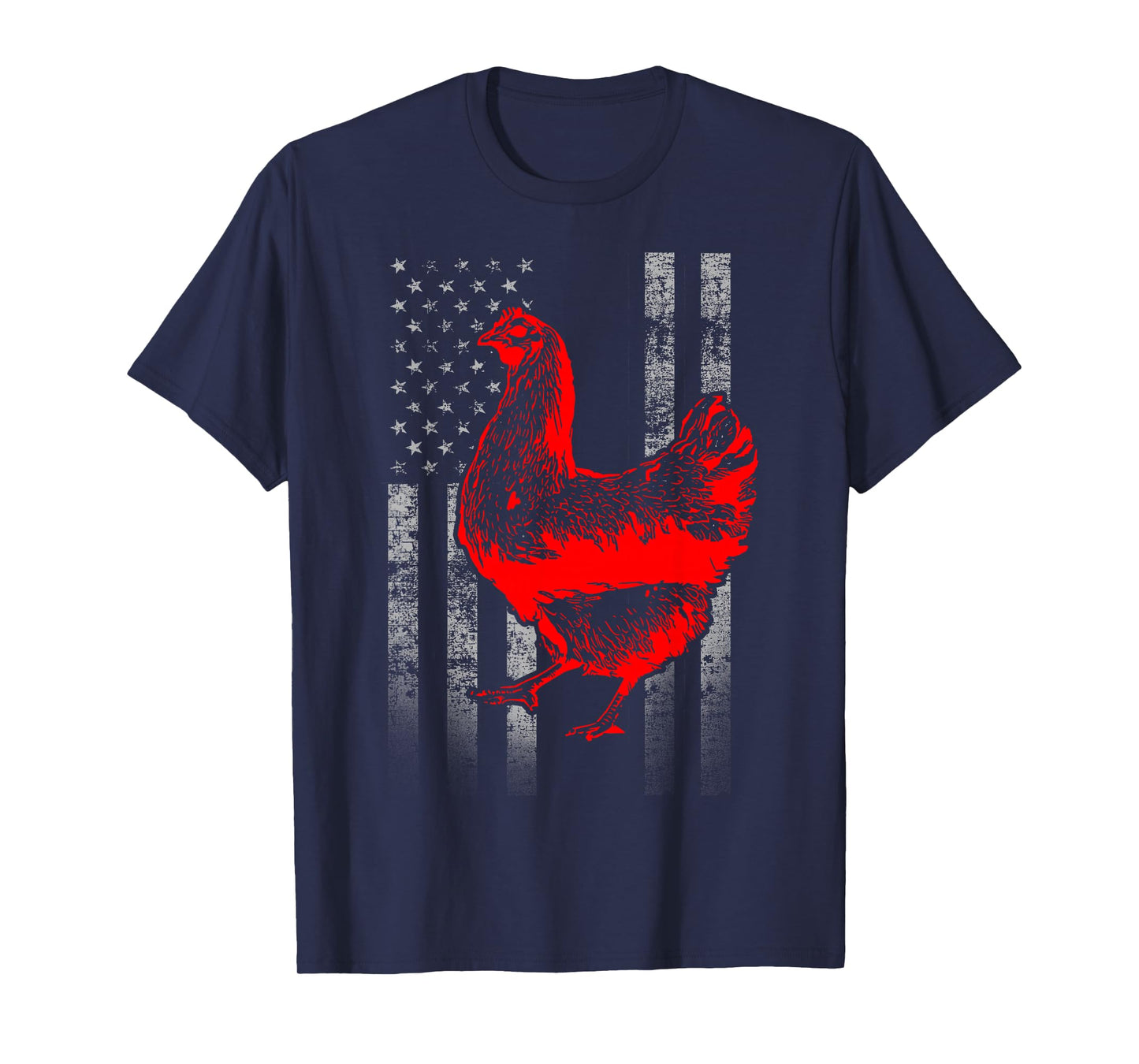 Chicken Farmer Shirt - Cool Chicken Flag TShirt T-Shirt