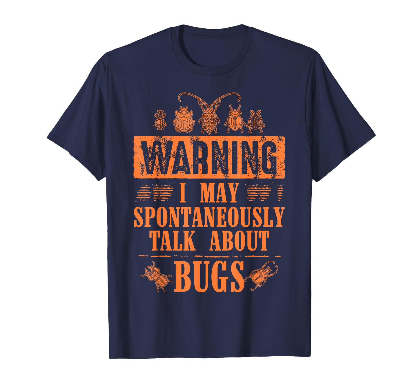 Cool Warning Talk About Bugs Funny Insect Collector Boy Gift T-Shirt