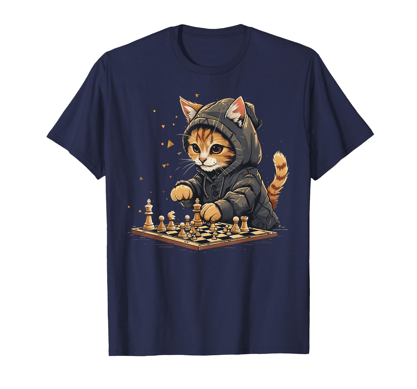 Chess Mens, Womens & Kids Cat Chess Player T-Shirt