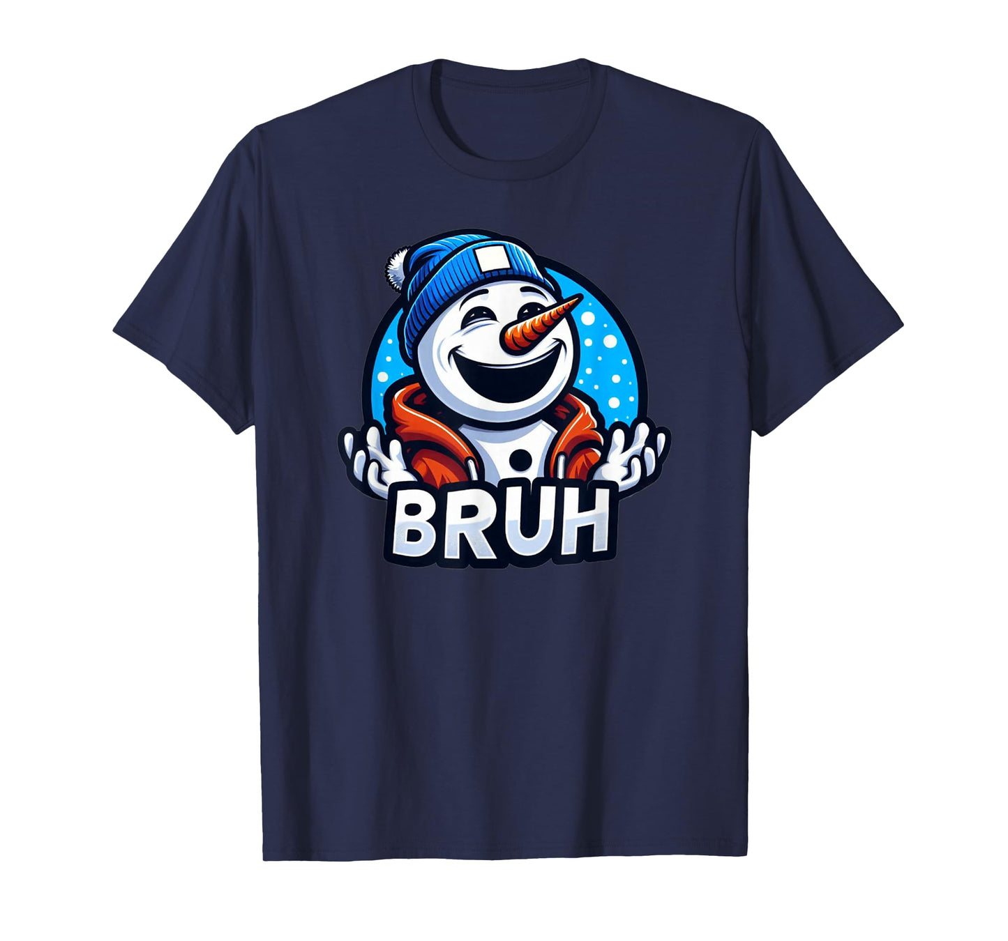 Cool Snowman Bruh Winter Gear T-Shirt