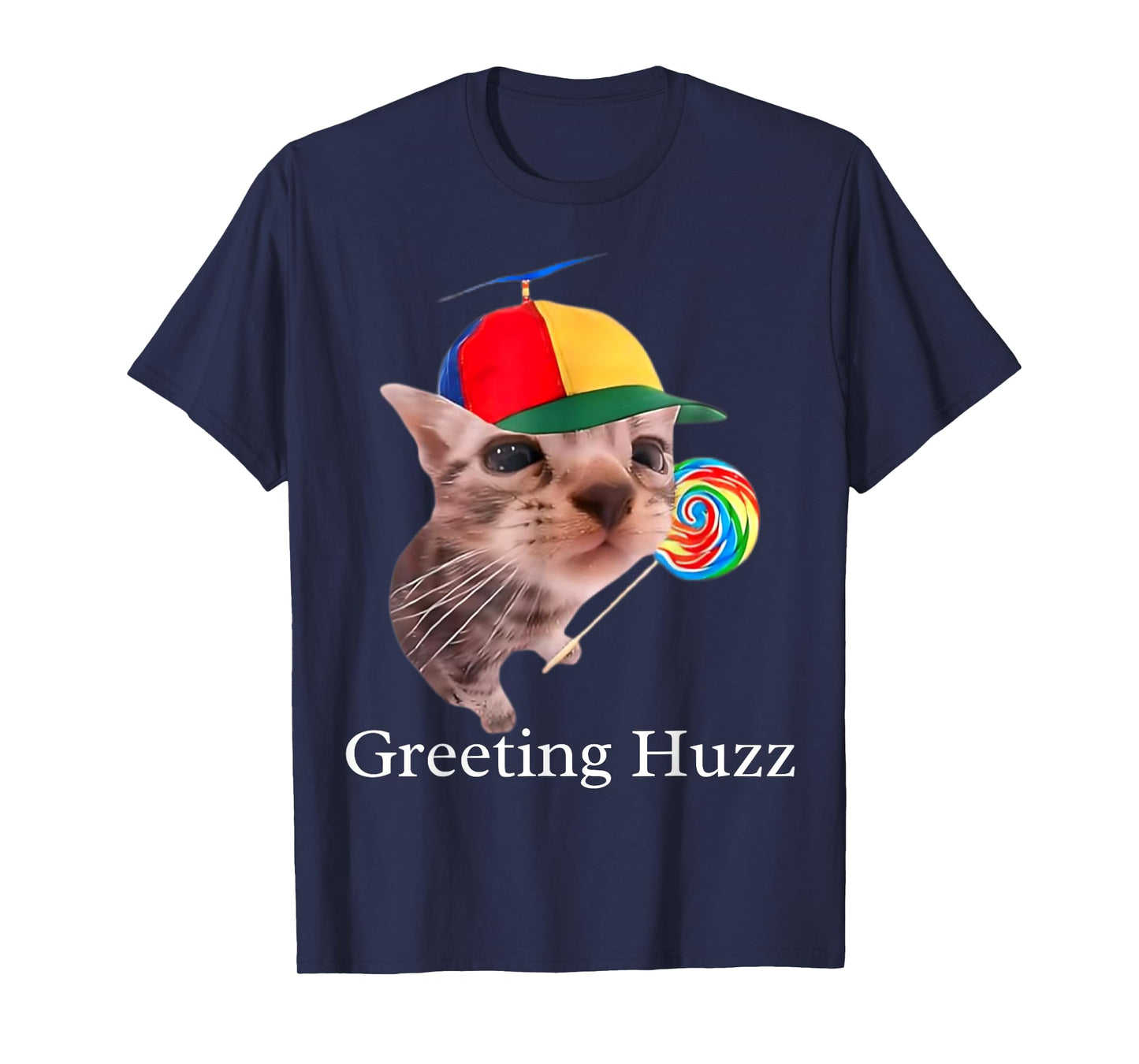 Greetings Huzz Meme Cat Meme Funny Memes Internet Memes Joke T-Shirt