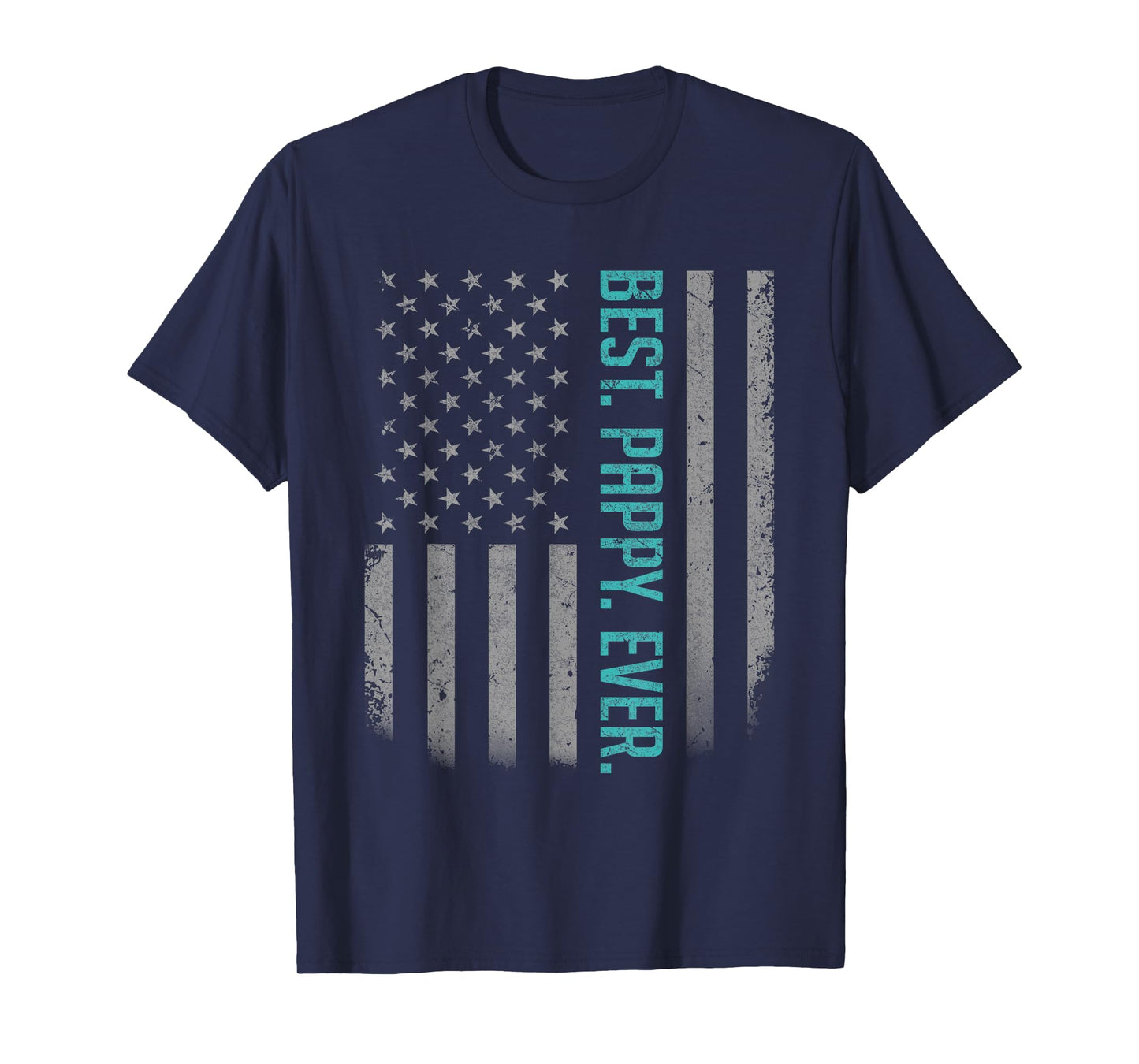 Best Pappy Ever US American Flag Shirt Gift For Father's Day T-Shirt for Men