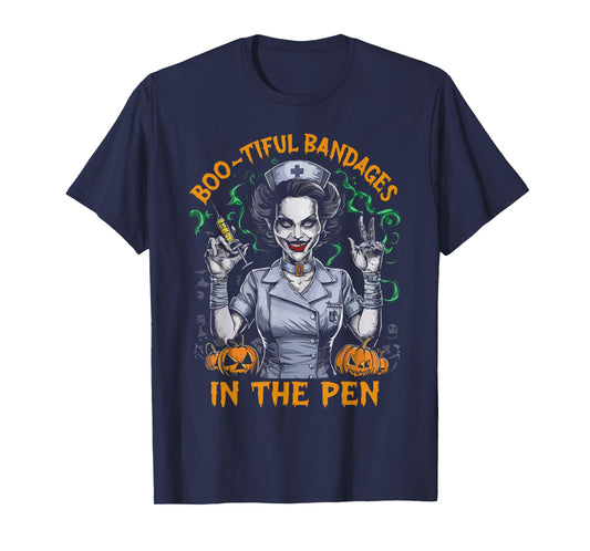 Correctional Nurse Halloween Spooky Nursing Trick Or Treat T-Shirt