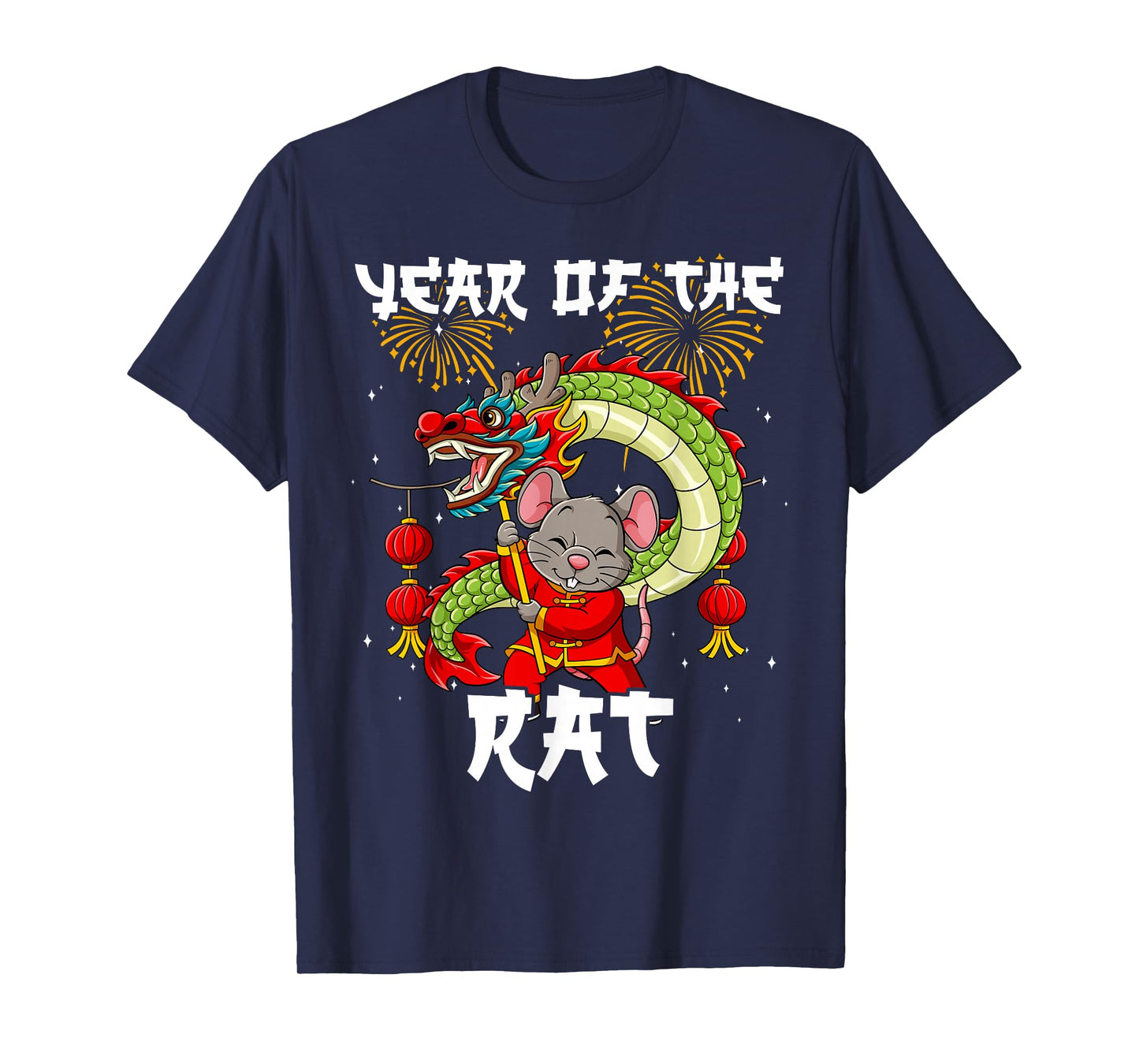 Chinese New Year Zodiac Animals Year Of The Rat Chinese Lunar New Year T-Shirt