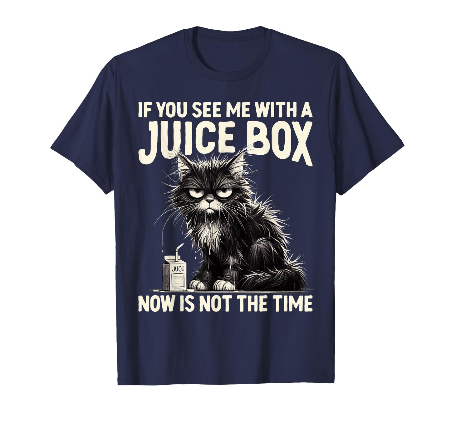 Funny T1D Cat Blood diabetes type 1 Diabetic warrior T-Shirt