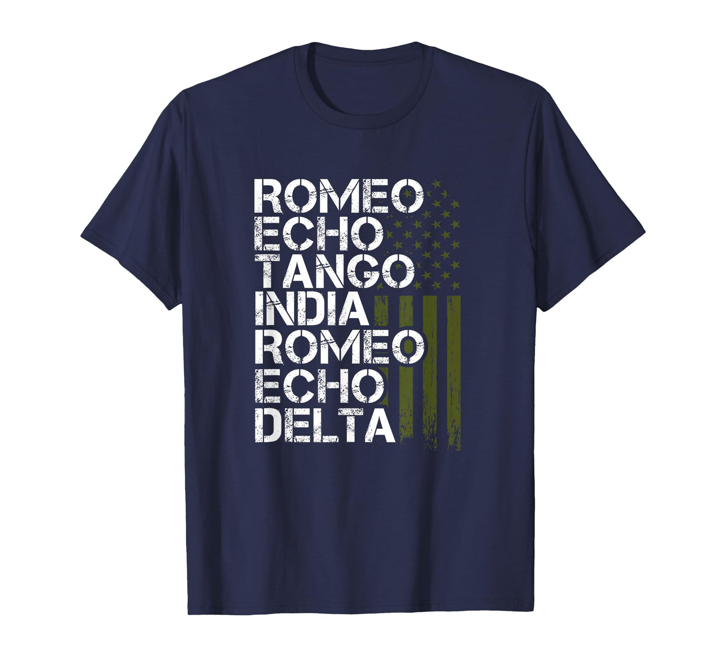 Retired Military Men Women Phonetic Alphabet Retirement T-Shirt Small