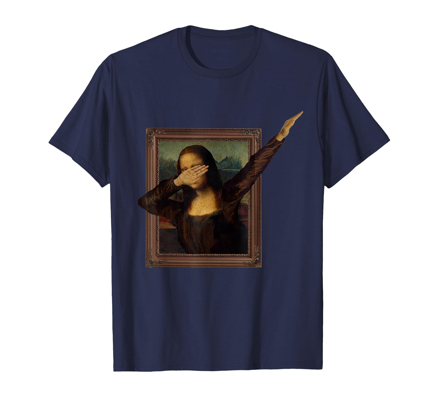 Dabbing Mona Lisa, Painting, La Gioconda T-Shirt