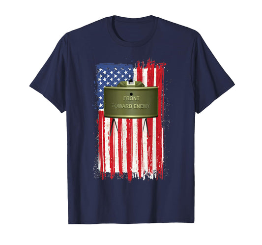 Claymore Mine American Flag T-Shirt