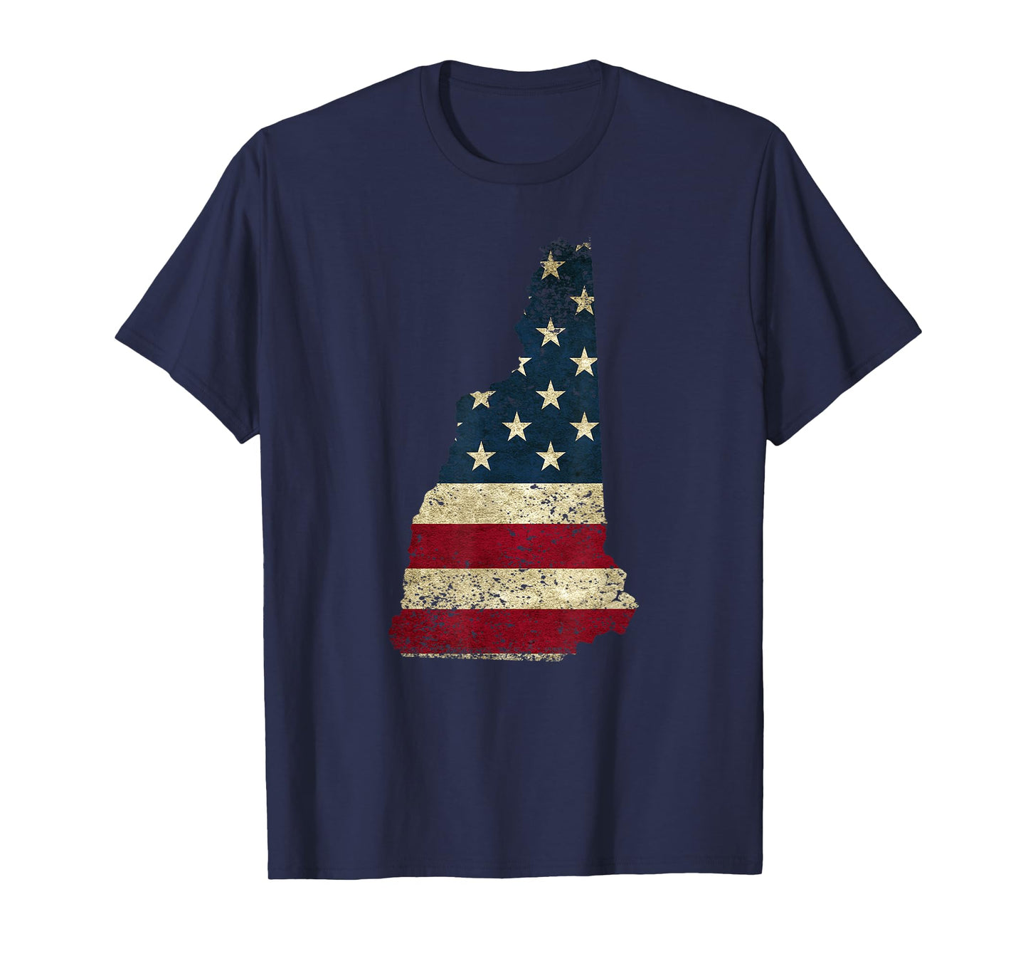 Patriotic State of New Hampshire USA Flag for Men Women Kids T-Shirt