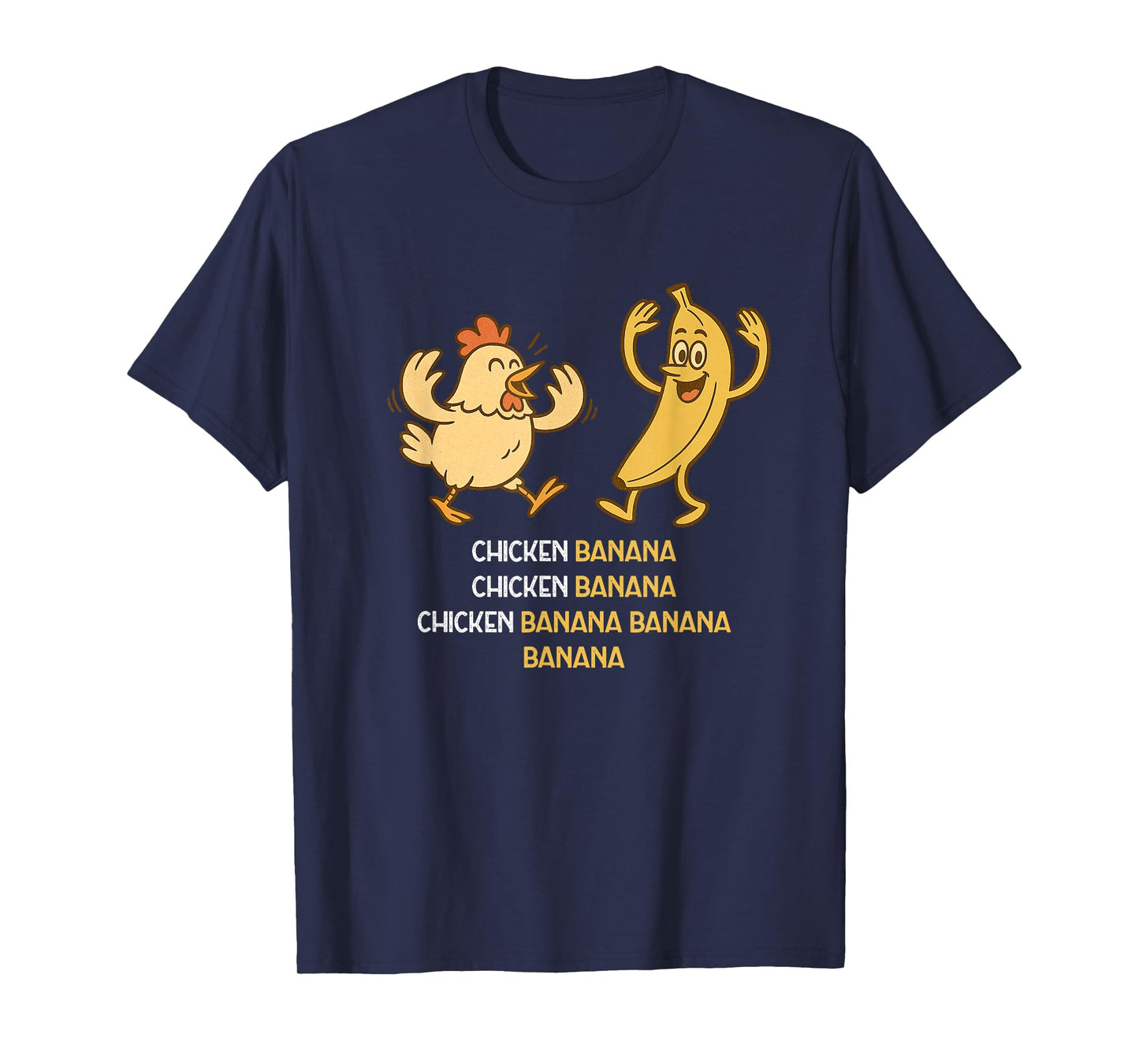 Retro Vintage Chicken Banana Dance T-Shirt