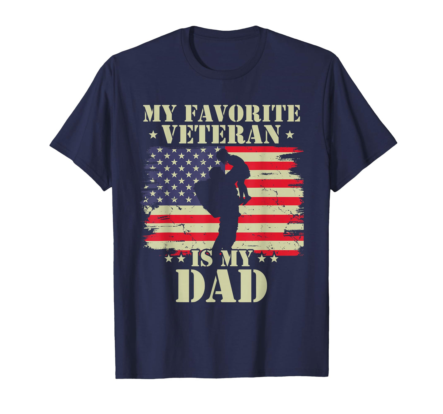 My Favorite Veteran is My dad Army Military Veterans Day T-Shirt