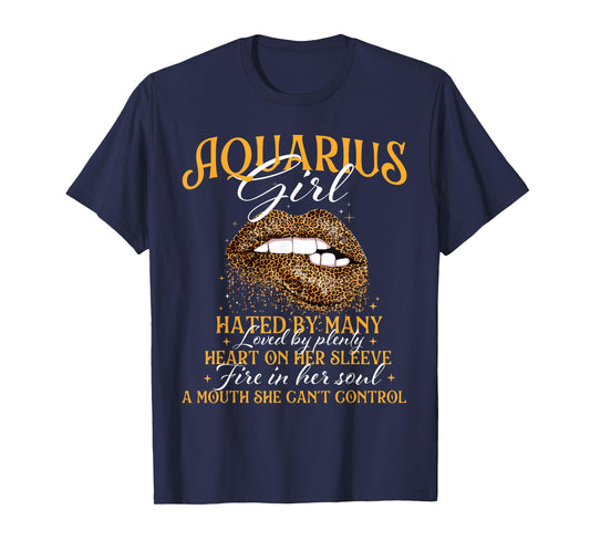Aquarius Girl - Horoscope Birthday Zodiac Sign Astrology T-Shirt