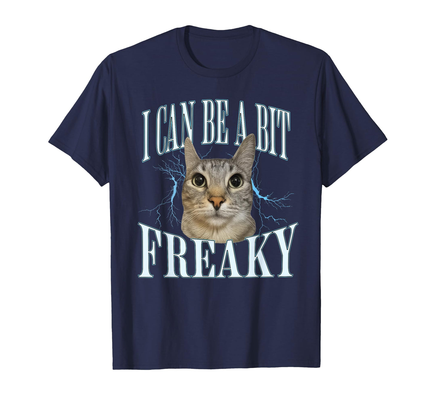 Funny Freaky Cat T-Shirt