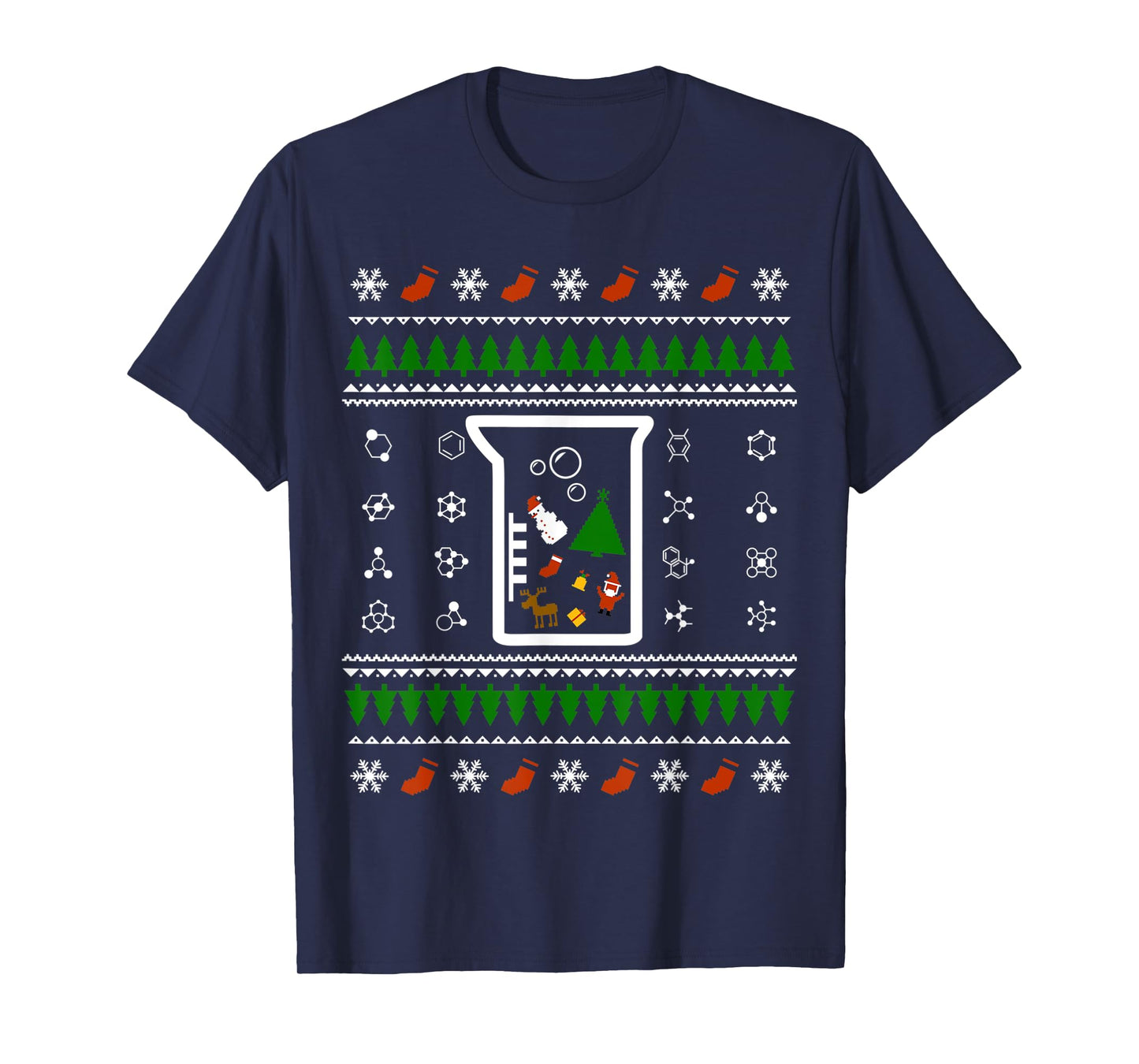 Chemist Tree, Oh Chemistry Tree | Ugly Christmas T-Shirt