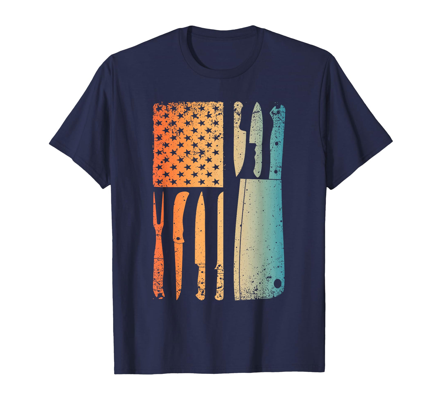 Cool Chef Art for Men Women Sous Chef Knives Culinary Cook T-Shirt