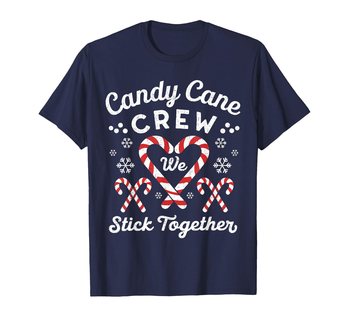 Christmas Candy Cane Heart Holiday Family Matching Pajama PJ T-Shirt