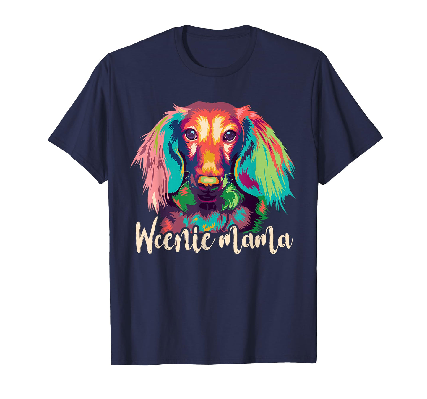 Dachshund-Shirt Women Weenie Mama Weiner Dog Mom T-Shirt