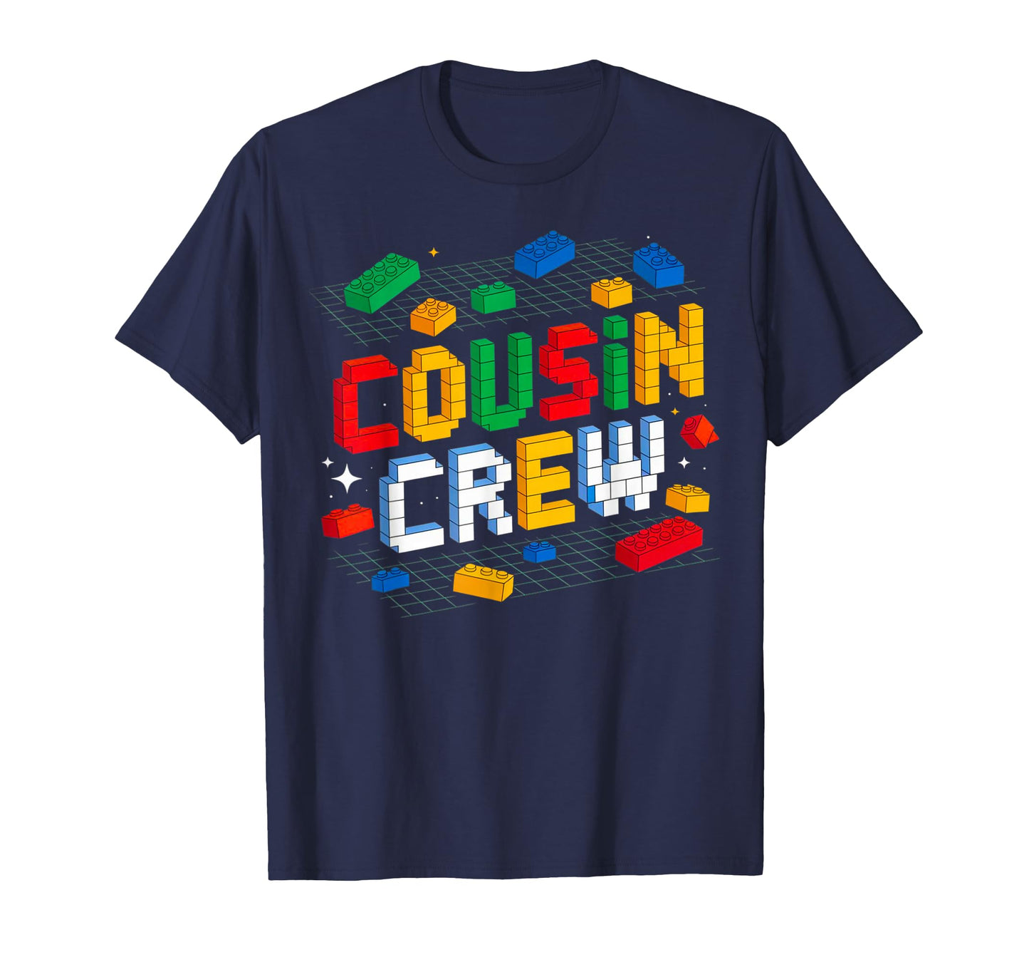 Cousin Crew Master Builder Building Bricks Blocks Family Toy T-Shirt