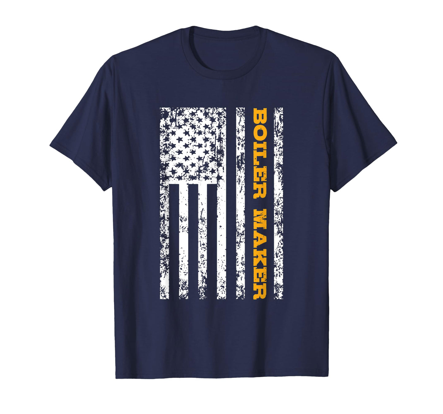 Boiler Maker USA Flag Gift Women Men T-Shirt