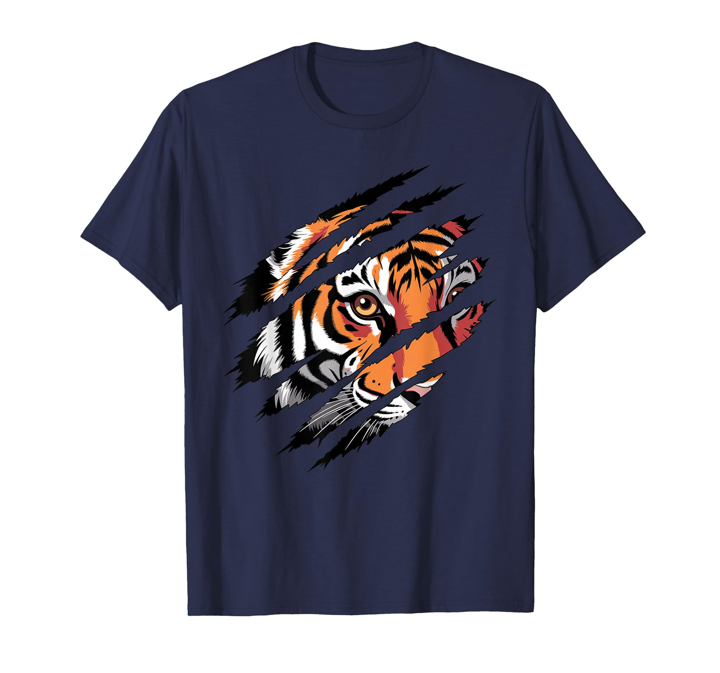 Cool Tiger Costume for Men Women Kids Pattern Tiger Lover T-Shirt