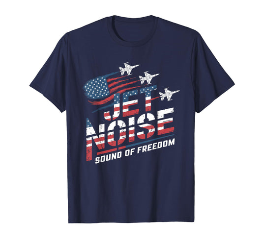 Jet Noise Sound of Freedom Fighter Jet Art T-Shirt