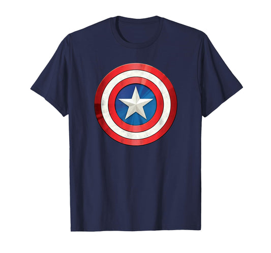 Marvel Comics Retro Classic Captain America Shield Costume T-Shirt