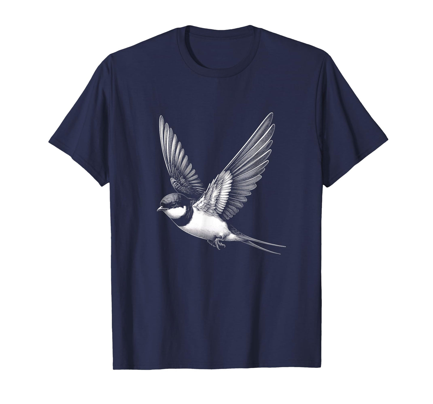Swallow Graphic Art Bird Design T-Shirt
