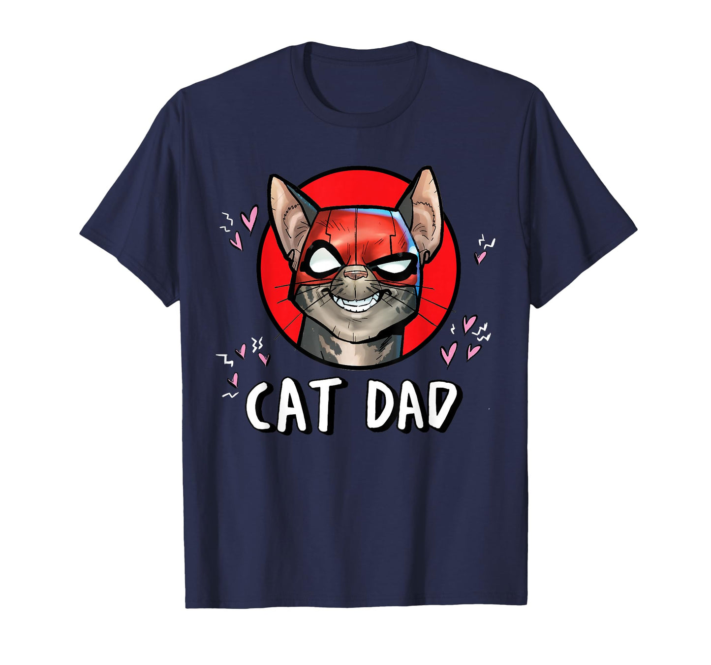 Marvel Super Heroes Pets Deadpool Catpool Cat Dad T-Shirt