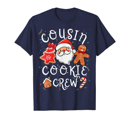 Christmas Cousin Cookie Baking Crew Cookie Squad Family Kids T-Shirt