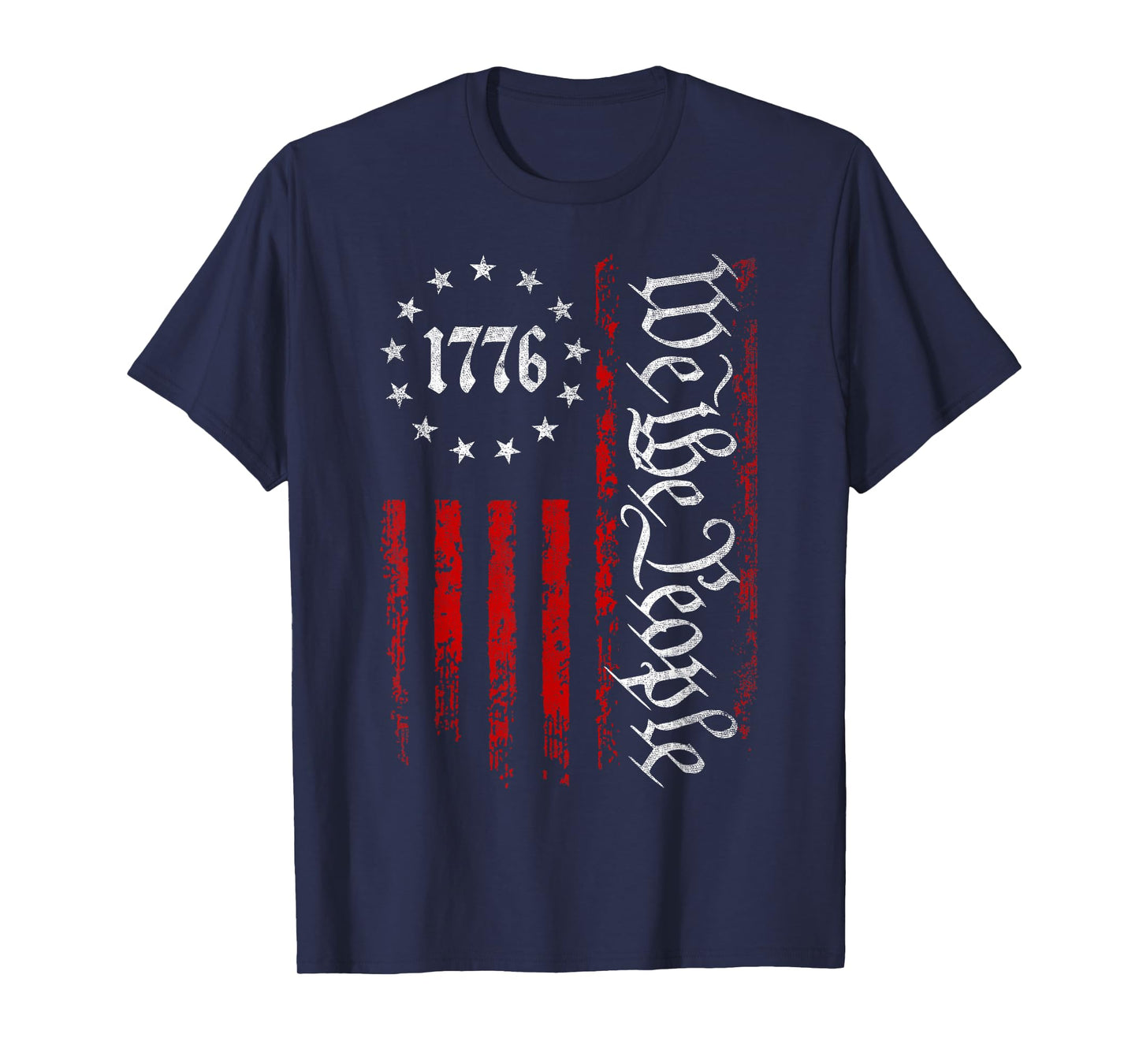 US Flag Constitution of the USA Patriotic 4th of July T-Shirt