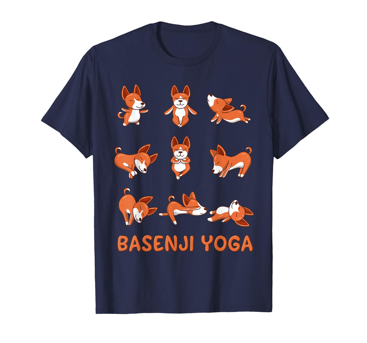 Basenji Yoga shirt Basenji Yoga Pose Meditation T-Shirt