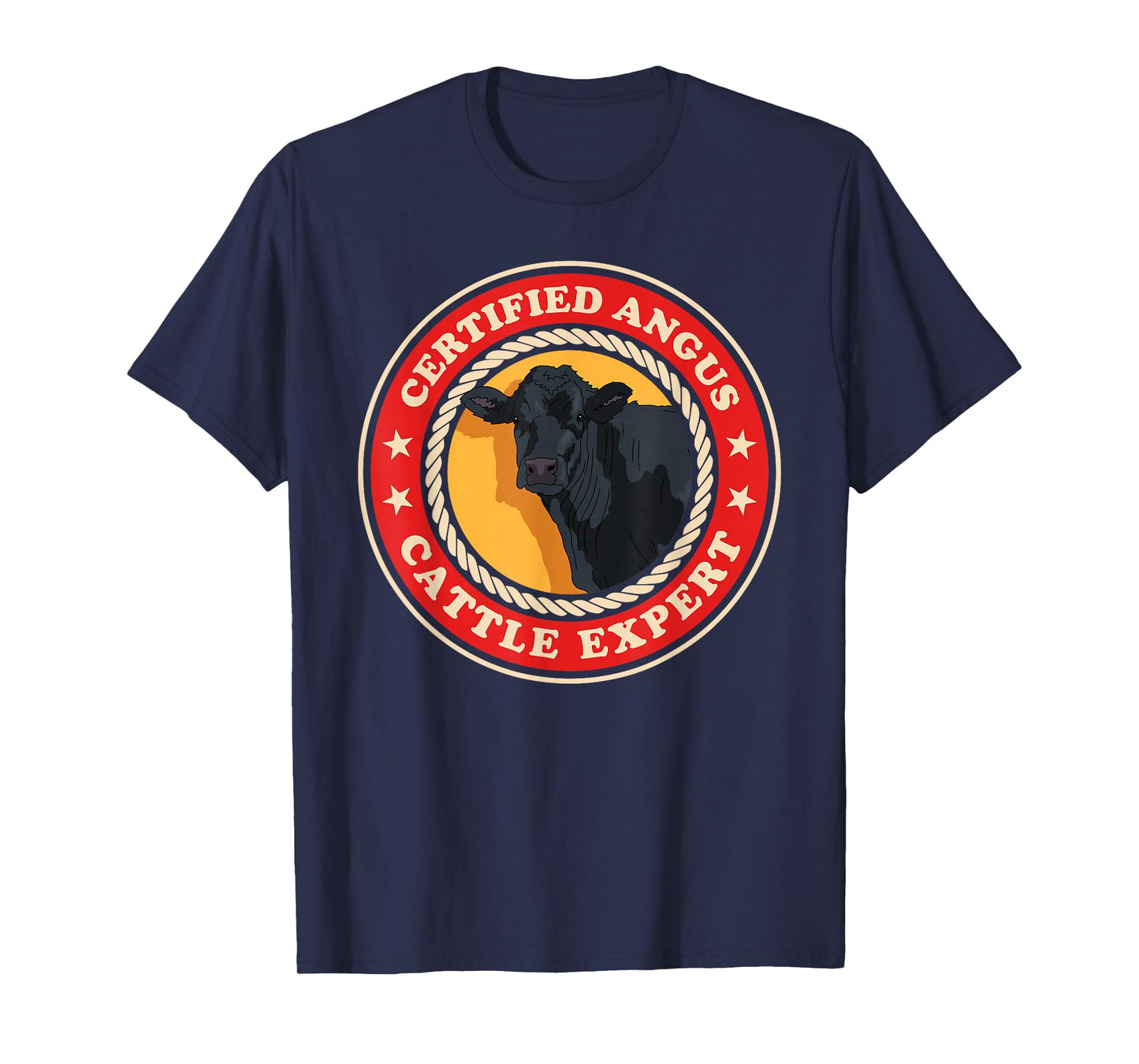 Angus Cattle Expert | Black Angus Cow T-Shirt