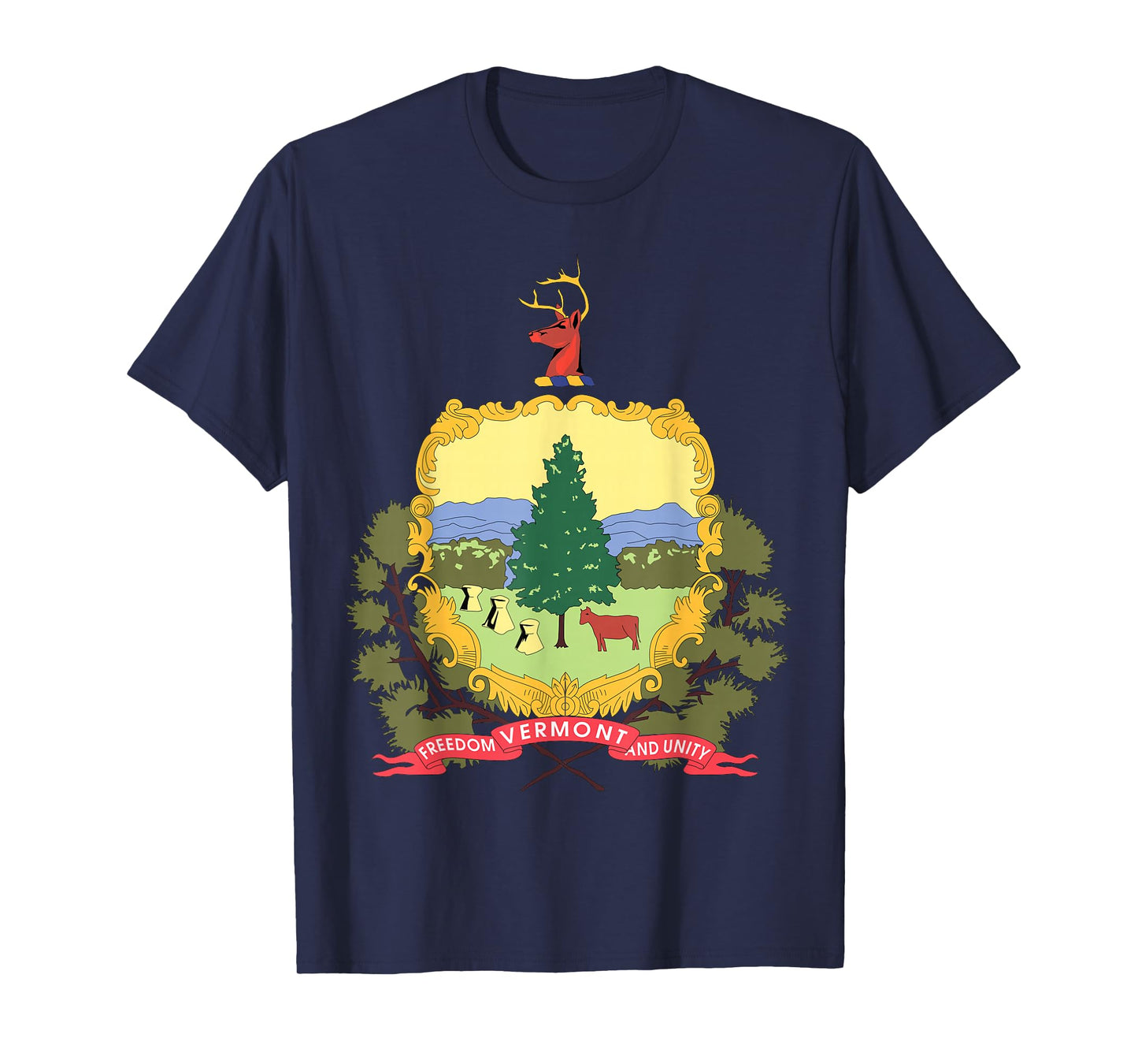Vermont VT state Flag T-shirt Tee Tees T Shirt Tshirt T-Shirt