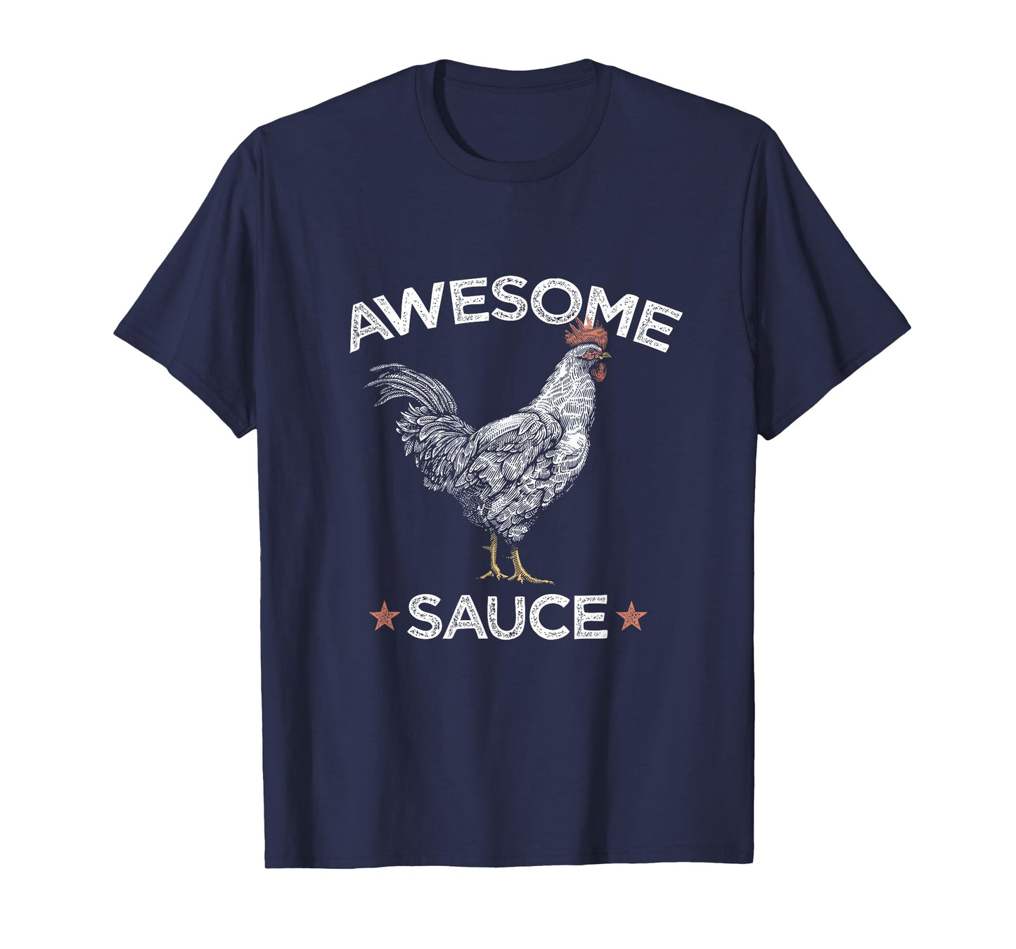 Awesome Rooster Graphic T-Shirt