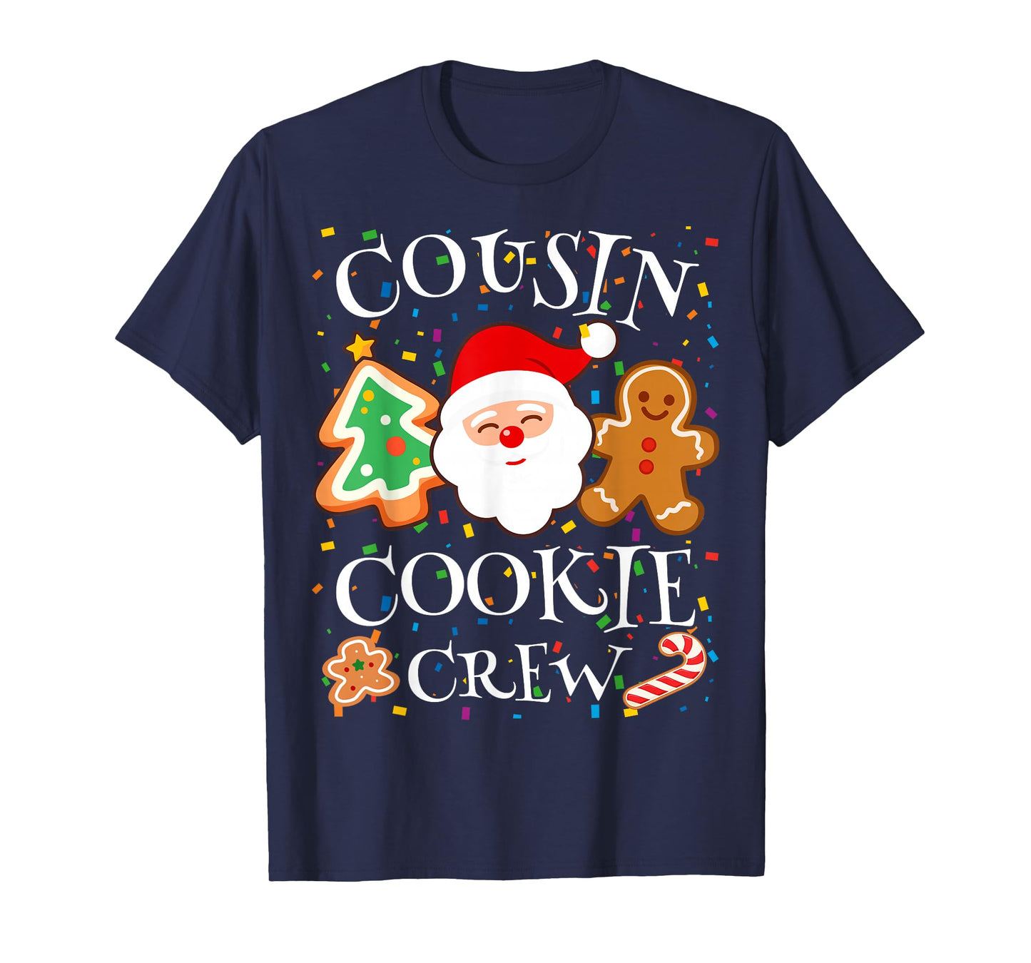 Christmas 2025 Cousin Cookie Baking Crew Squad Family Kids T-Shirt