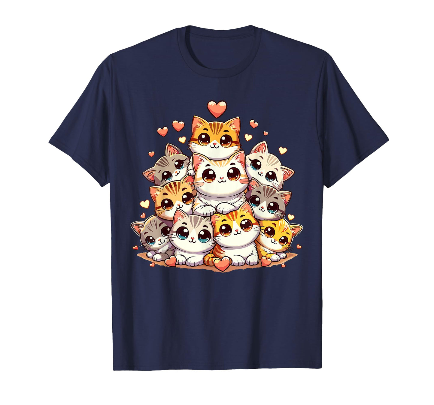 Cute Cats Anime Cat Kawaii T-Shirt