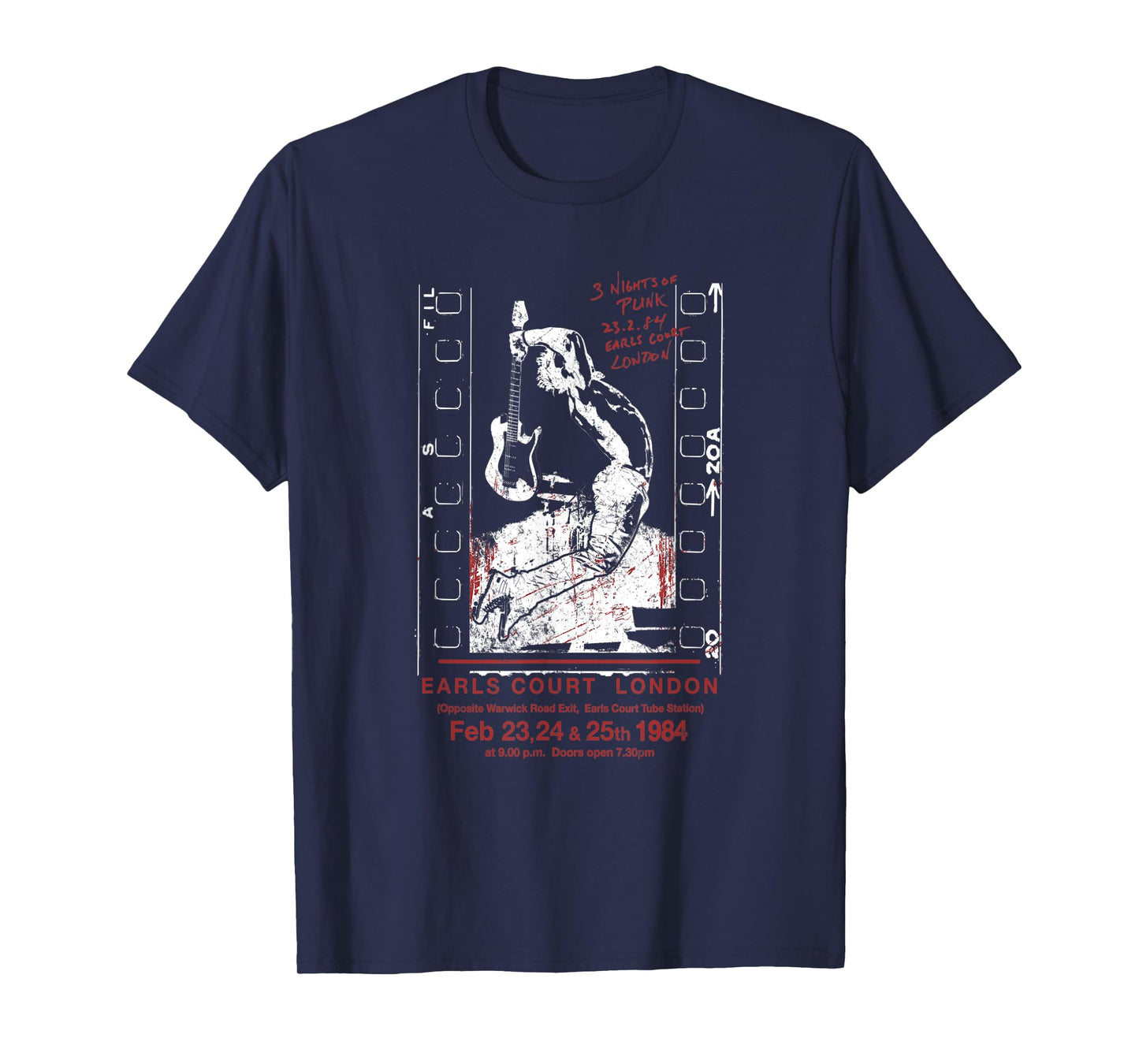 Punk Rock 80's Concert Retro Vintage T-Shirt