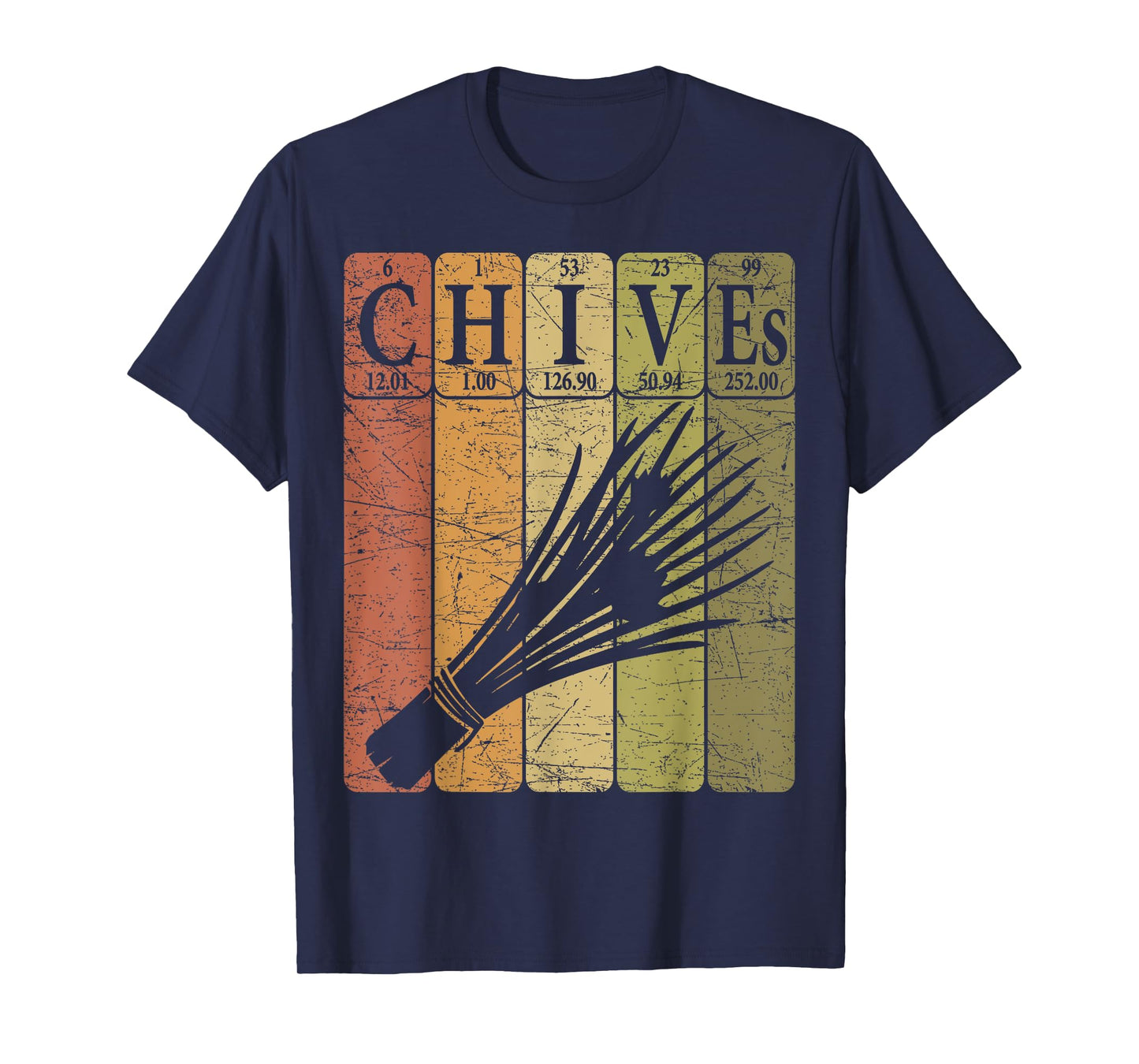 Chives Vintage Chives Farmer Retro Vegetables Farmer T-Shirt
