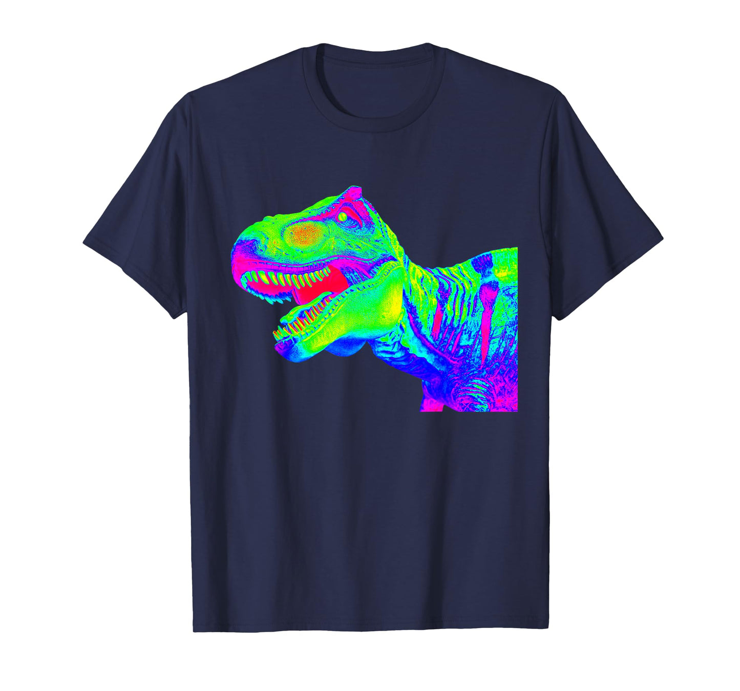 EDM T Rex Tyrannosaurus Rex | Rainbow Rave Dinosaur T-Shirt T-Shirt